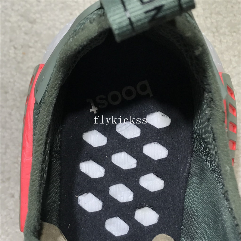 Real Boost Adidas NMD R1 Green